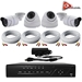 AceLevel 8 Channel HD AHD DVR Kit with 2 x 720p Bullet Cameras, 2 x 720p Dome Cameras, and 1TB - SET-DVR-8CH3-TYA-2B2D