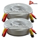 AceLevel Premium 100ft BNC Extension Cables for Lorex Systems - 2 Pack (White) - CAB-PM100SW-LO2PK