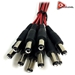 AceLevel CCTV Security Camera DC Male Power Plug Pigtail Cables - 10 Pack - PIGTAILM-10PK