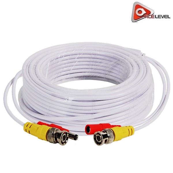 100 Feet Video Power BNC RCA Cable for Security Cameras