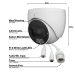 AceLevel 6MP Smart Dual Light Fixed-focal Turret Network Camera 2.8mm Lens Built-in Mic - CAM-IP6MV2W-LEA