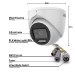 LTS CMHT2122-28LF 2MP Hybrid Light Turret Analog Camera 2.8mm Lens - CAM-CMHT2122-28LF
