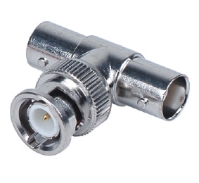 BNC T BNC Male to BNC Female Adapter BNC, Male to 2 BNC Female, Coupler, adapter, extender, BNCT, CCTV, Coaxial