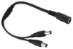 1 to 2 DC Power Splitter Cable, 2.1mm Plugs, 12VDC - PWR-PTA